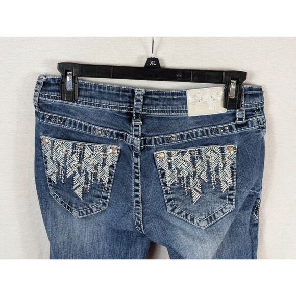 Grace in LA Bedazzled Jeans Women's Size 27 - Picture 7 of 13